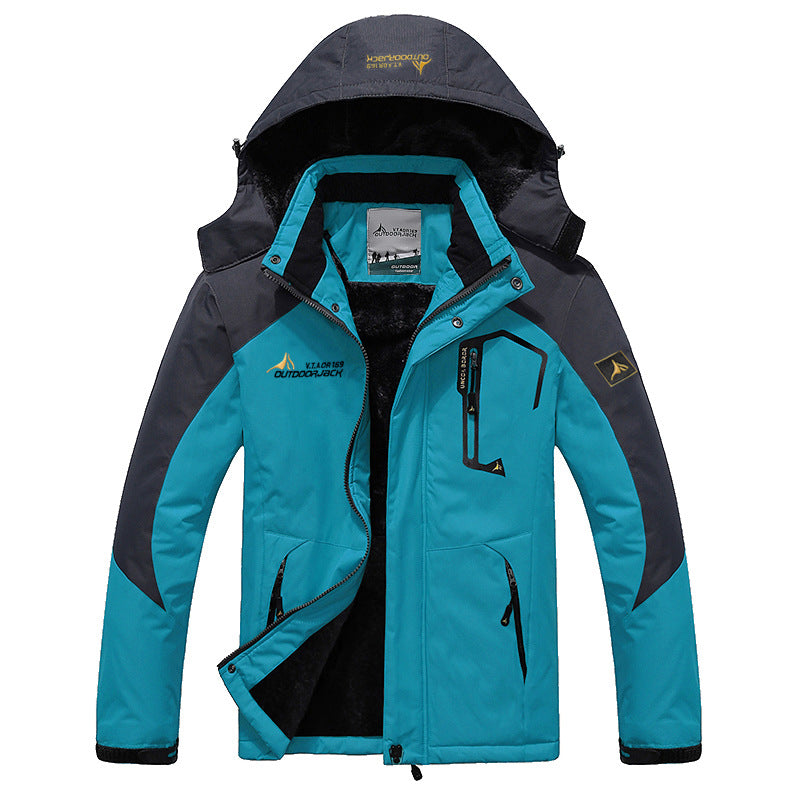 Men's Winter Parka with Faux Fur