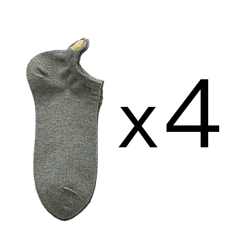Women's Short Socks 4 Pairs Set