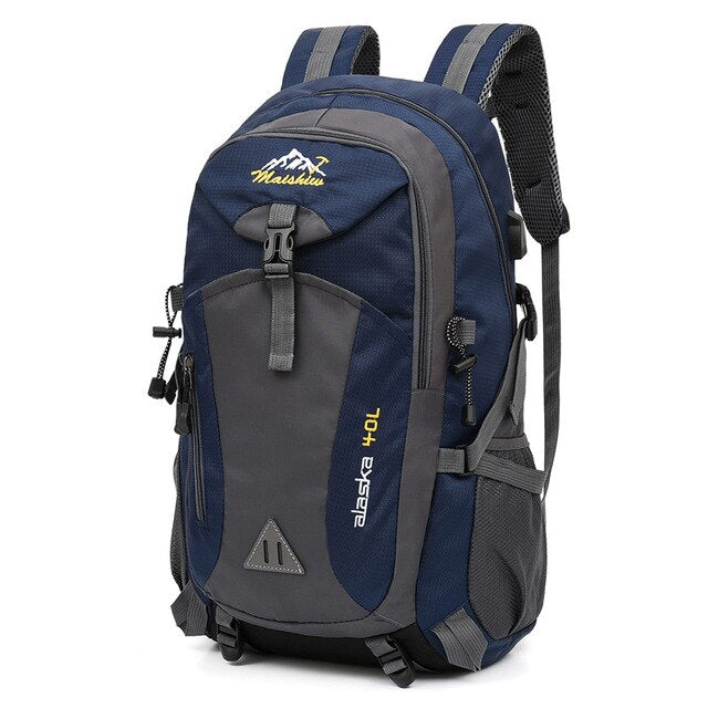 Waterproof Camping Backpack with USB Port
