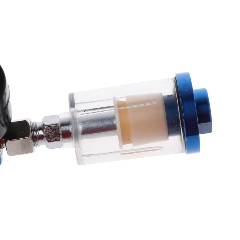 Spray Gun Air Regulator Gauge, In-line Water Trap Filter and Adapter