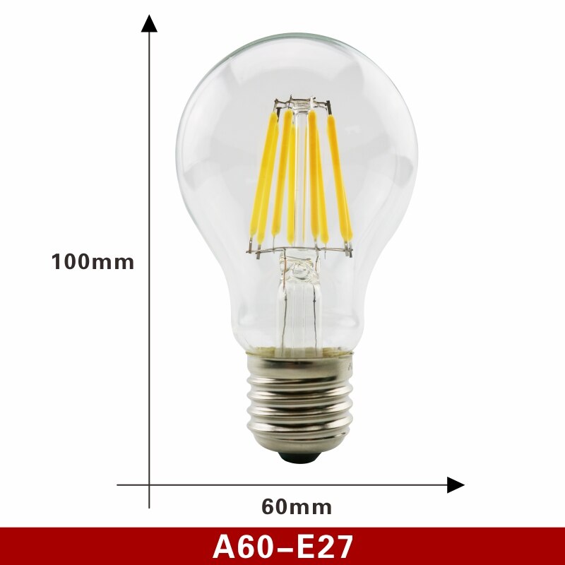 Retro Style Glass Edison LED Filament Bulb