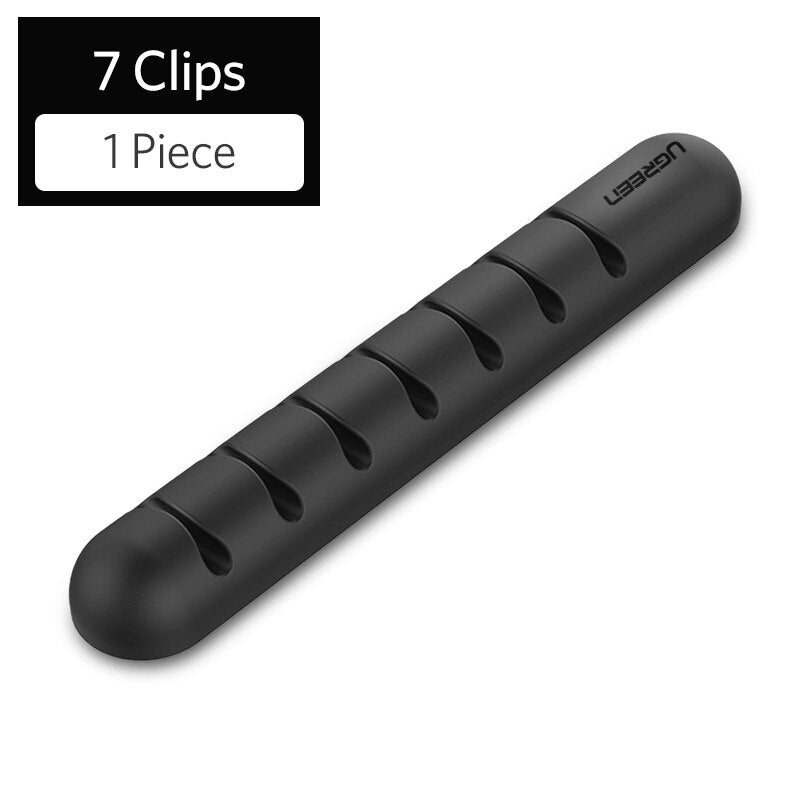 2 Pcs Flexible Silicone Cable Organizer