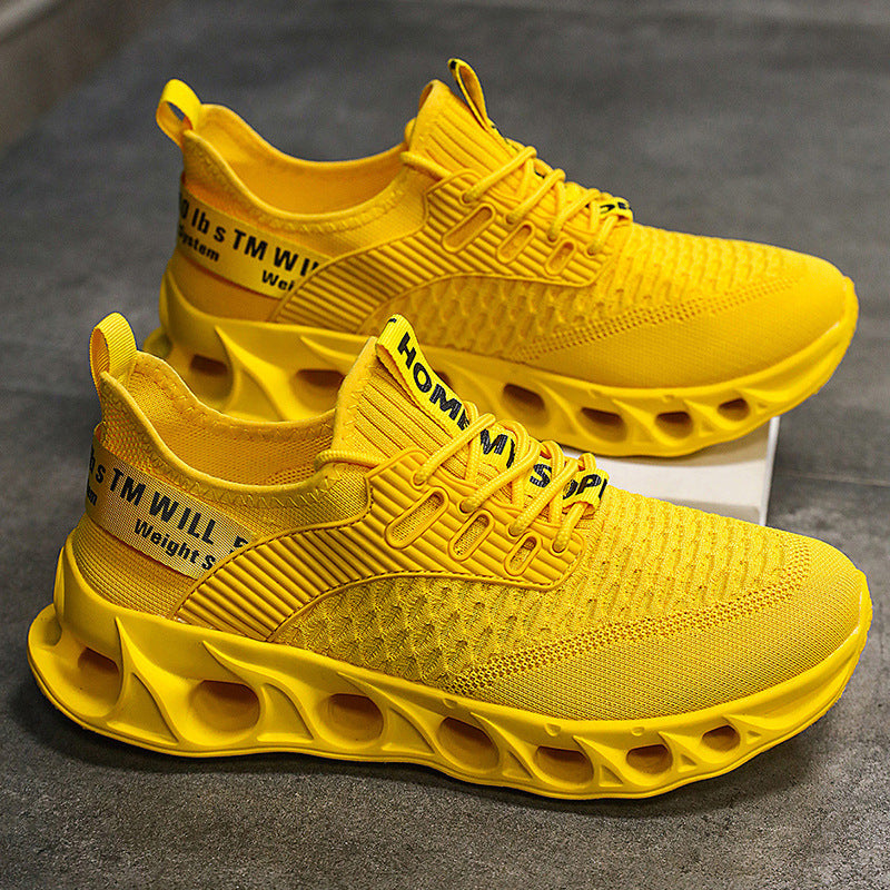 Large Size Autumn Fly Woven Mesh Casual Running Shoes