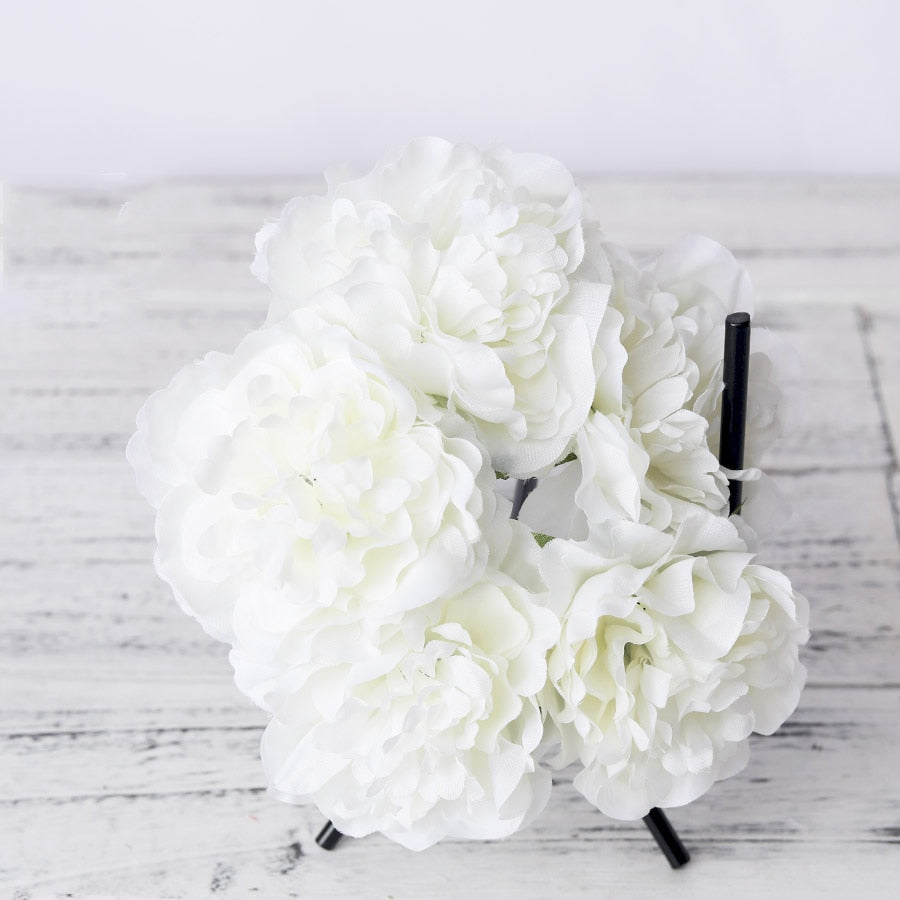 Artificial Peony for Home Decor 5 pcs Set