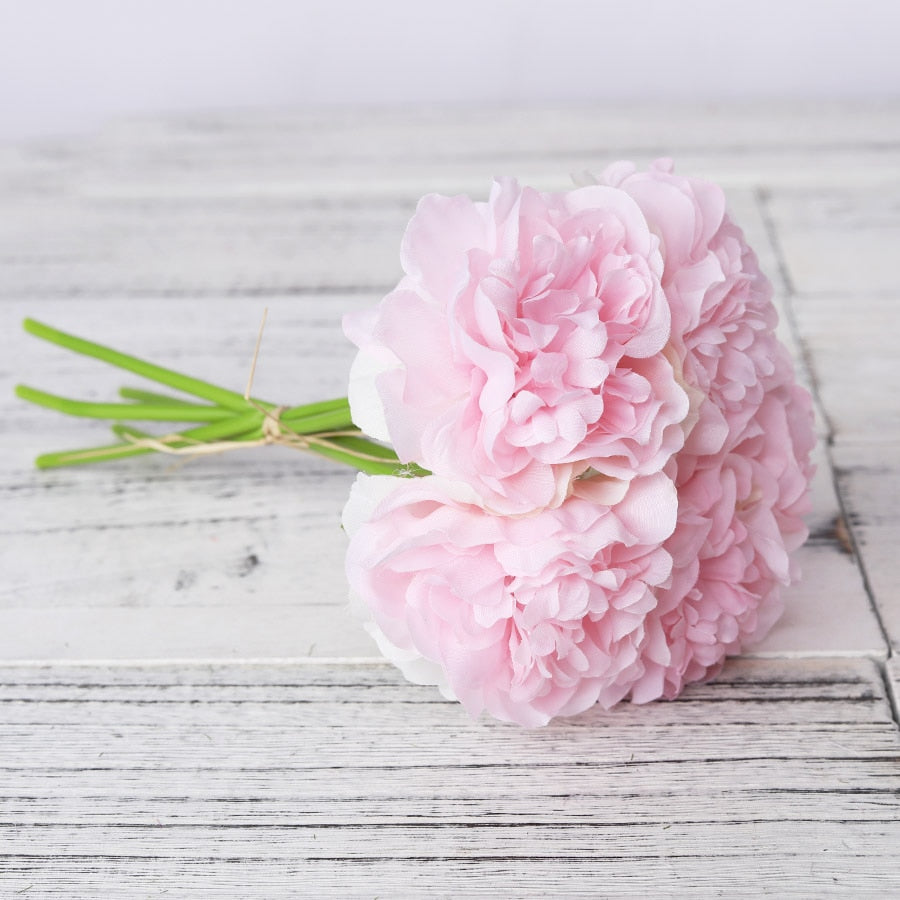 Artificial Peony for Home Decor 5 pcs Set