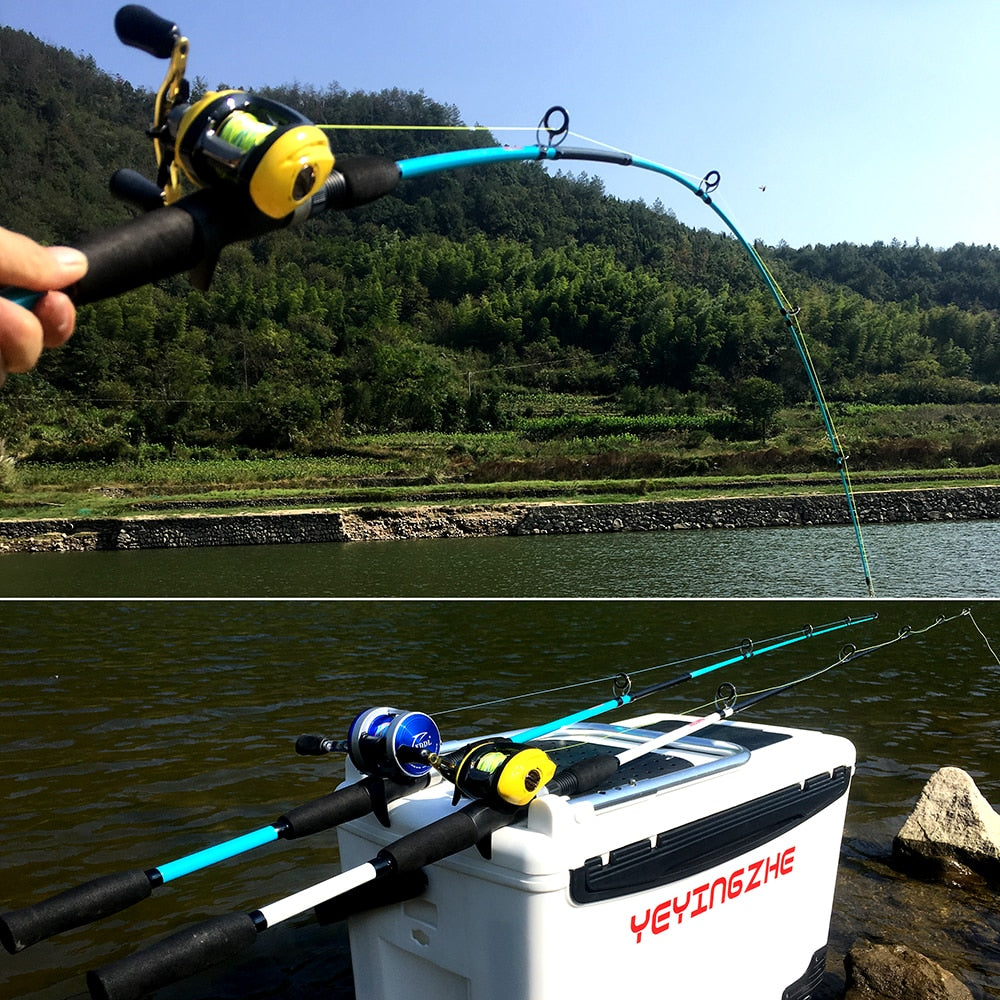 Carbon Fiber and Fiberglass Fishing Rod