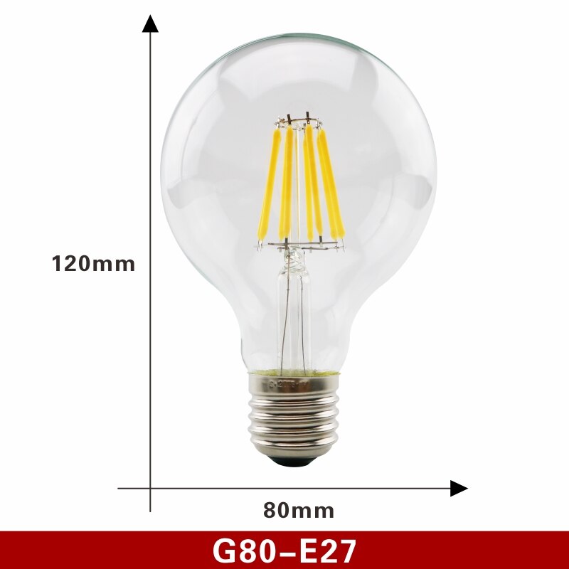 Retro Style Glass Edison LED Filament Bulb