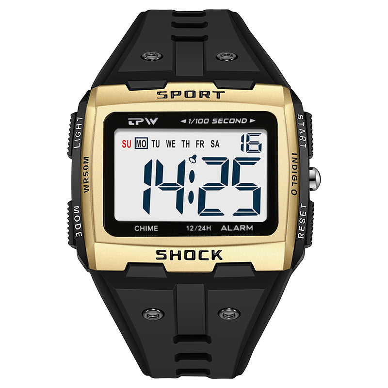 Men's 5ATM Waterproof Sports Watches