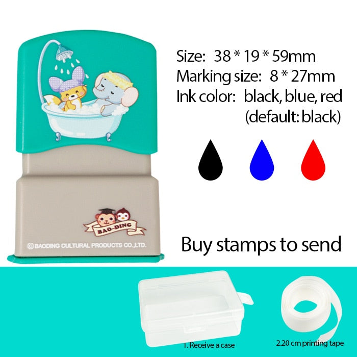 Kid's Name Seal Stamp