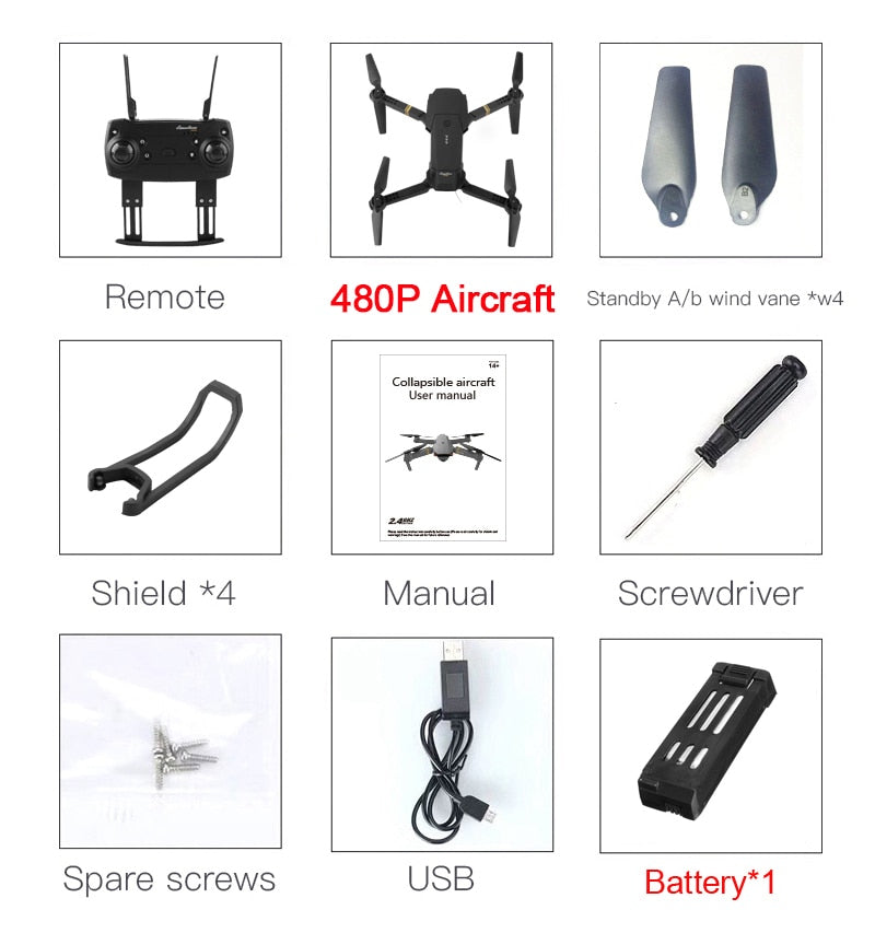Foldable Design RC Quadcopter with Camera