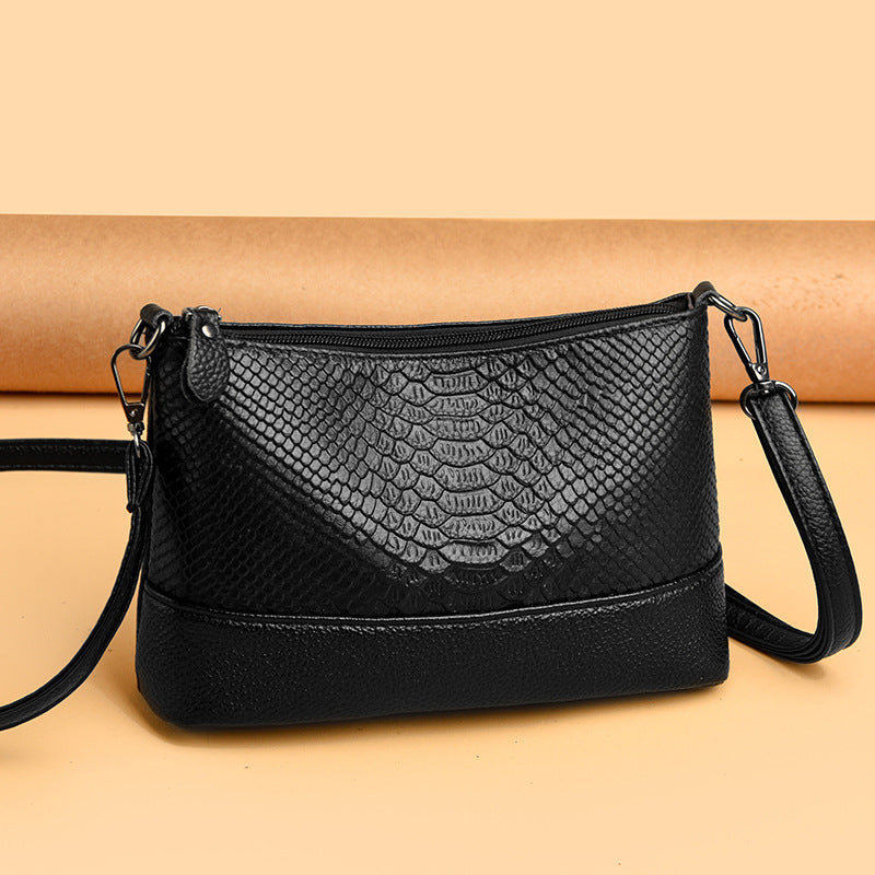 New Leather Fashion Niche Versatile Shoulder Crossbody Bag