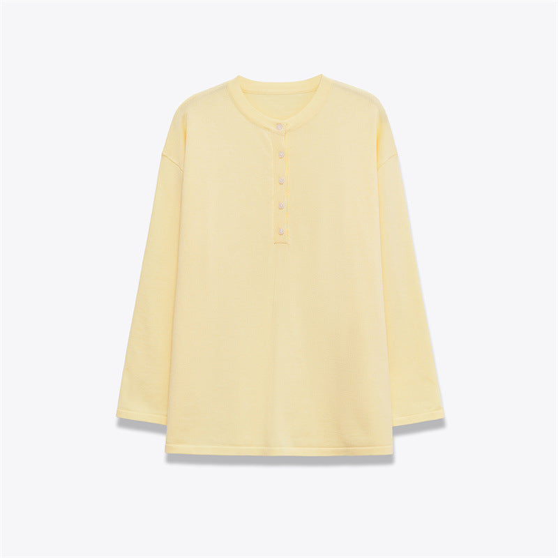 Women's Fashion Simplicity V-neck Knit Cardigan Top