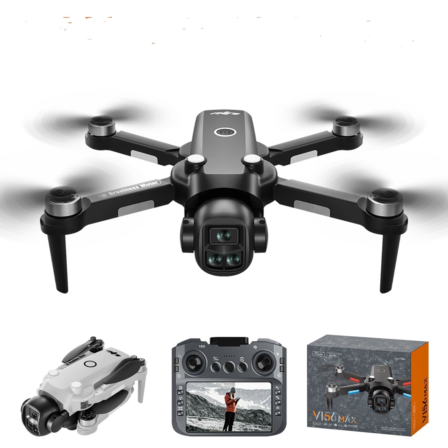 HD Aerial Photography Remote-controlled Unmanned Vehicle With Screen
