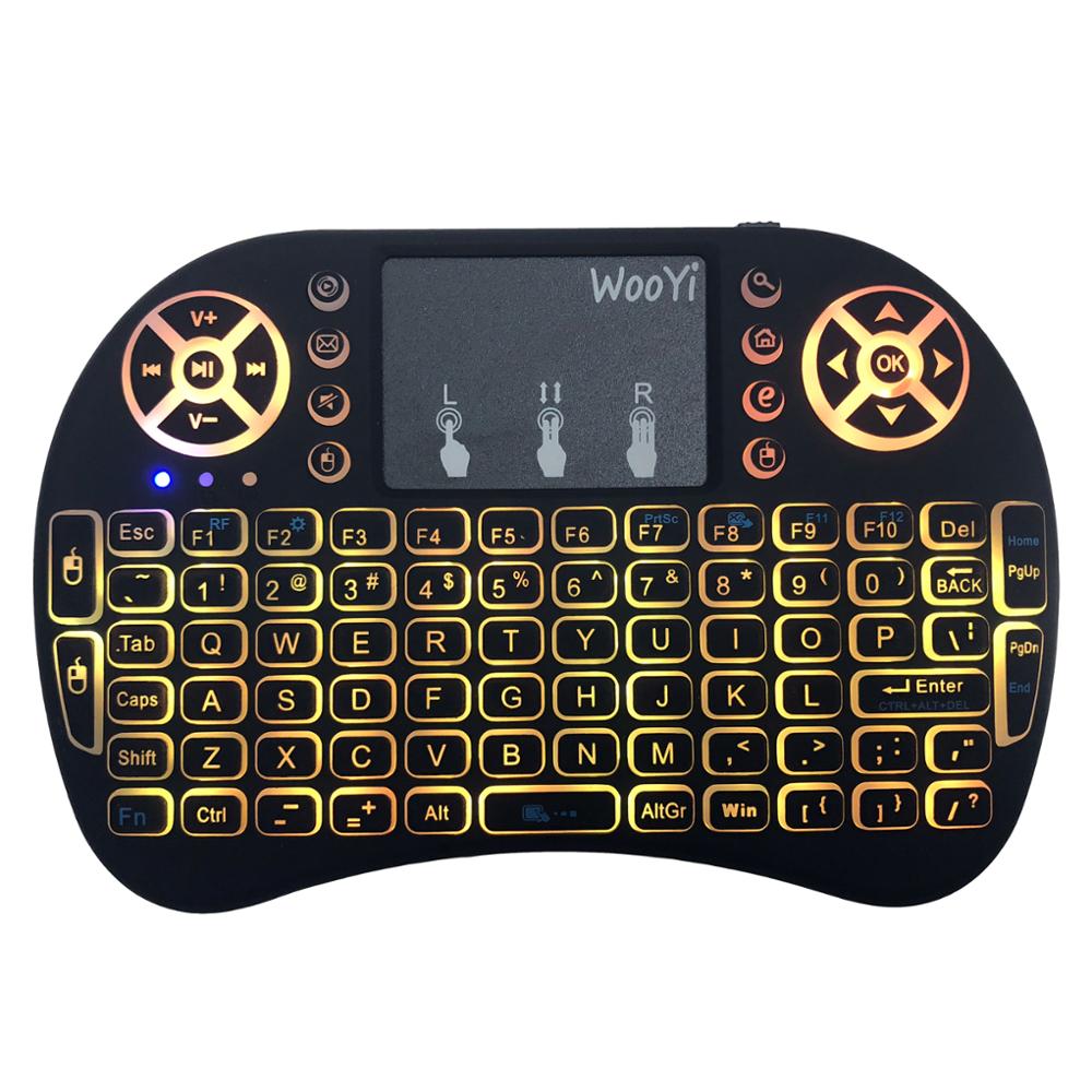 Mini Wireless Keyboard with Touchpad Remote Control