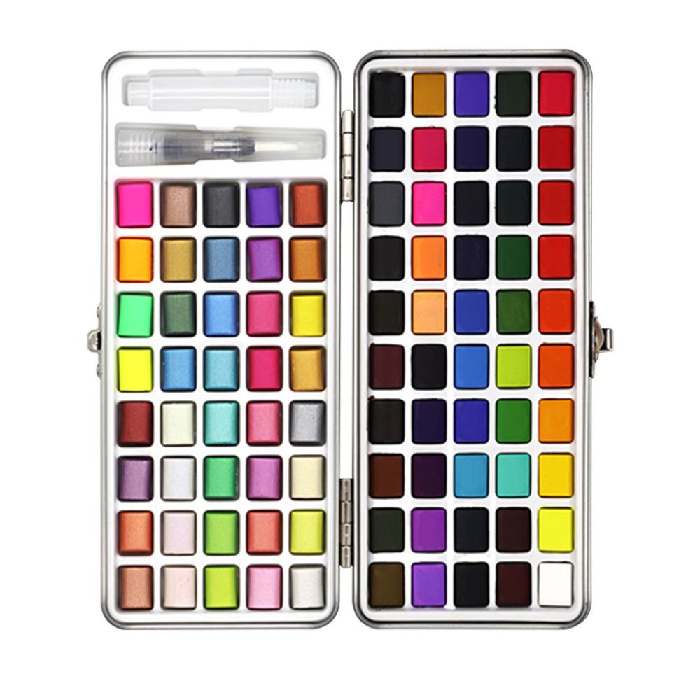 72-90 Color Solid Watercolor Paint
