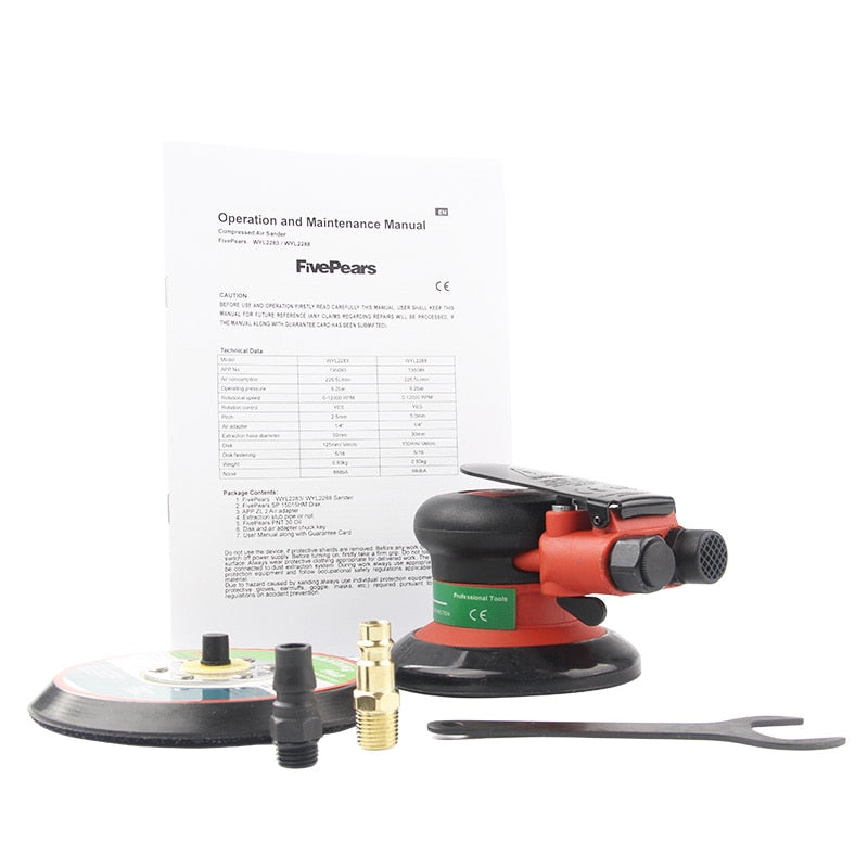Compact 5" Air Polisher Tool