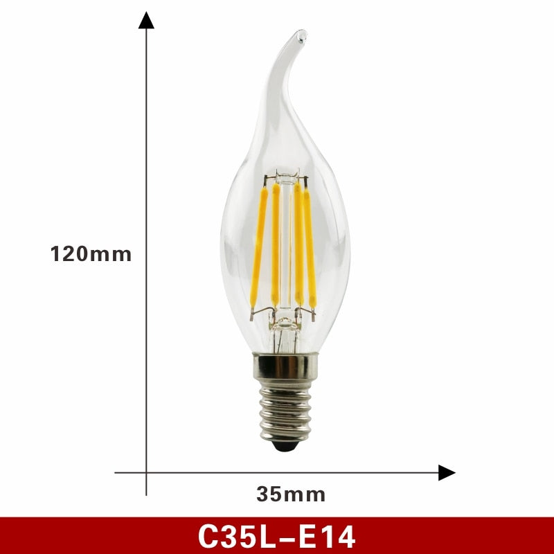 Retro Style Glass Edison LED Filament Bulb