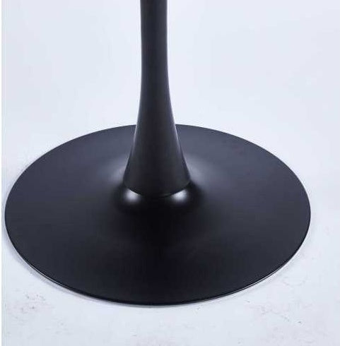 Fiberboard Black Dining Table