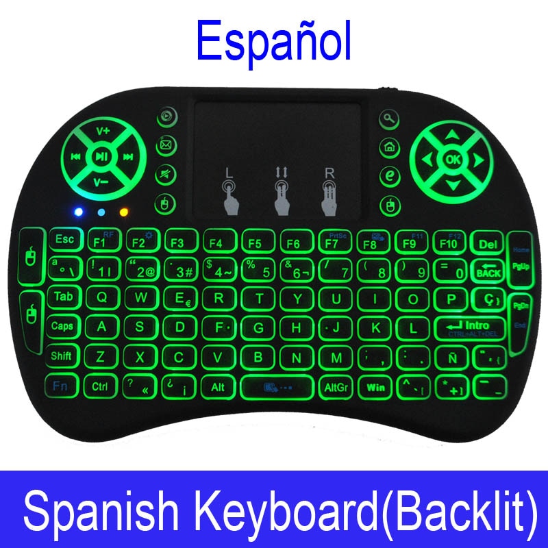 Mini Wireless Keyboard with Touchpad Remote Control