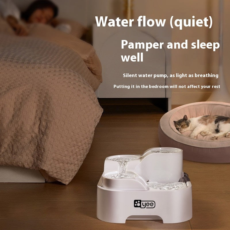 Cat Water Fountain Filter Circulating Flowing Live Water