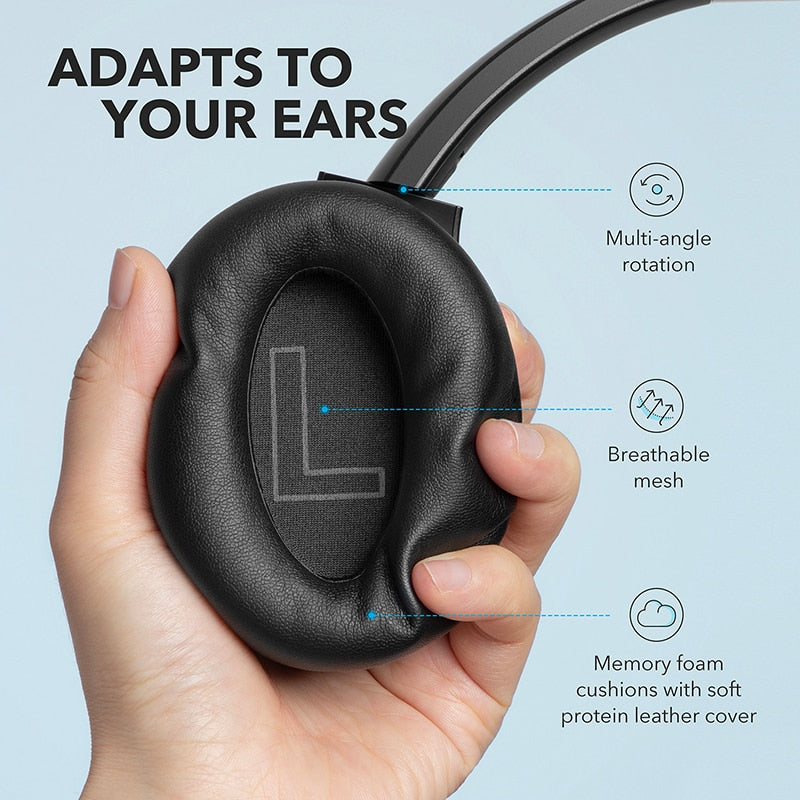 Active Noise Cancelling Wireless Bluetooth Headphones