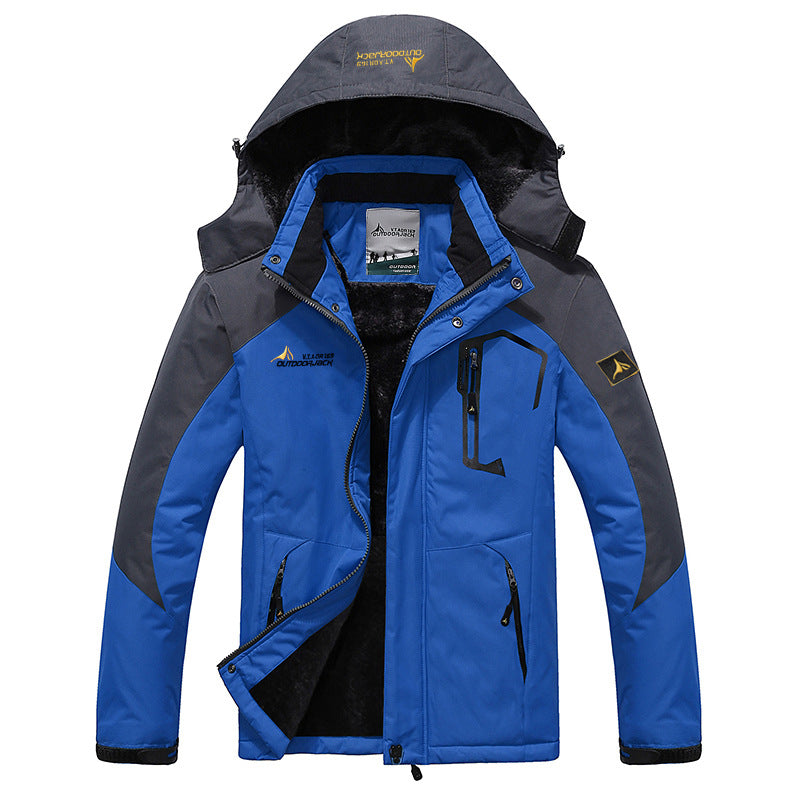 Men's Winter Parka with Faux Fur
