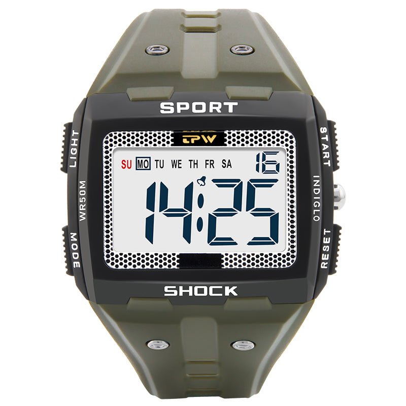Men's 5ATM Waterproof Sports Watches