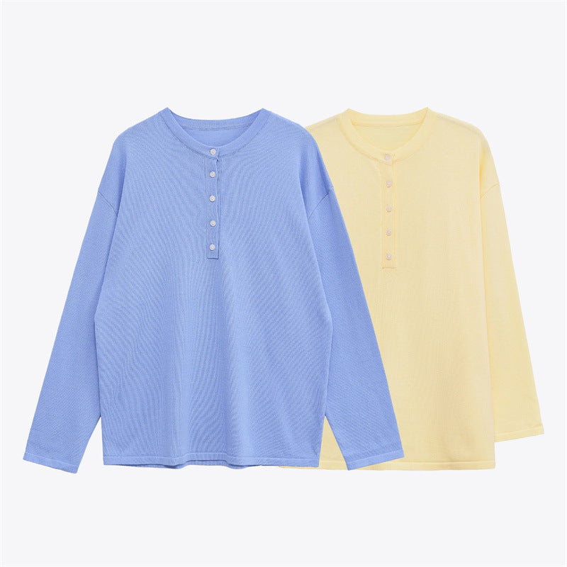 Women's Fashion Simplicity V-neck Knit Cardigan Top