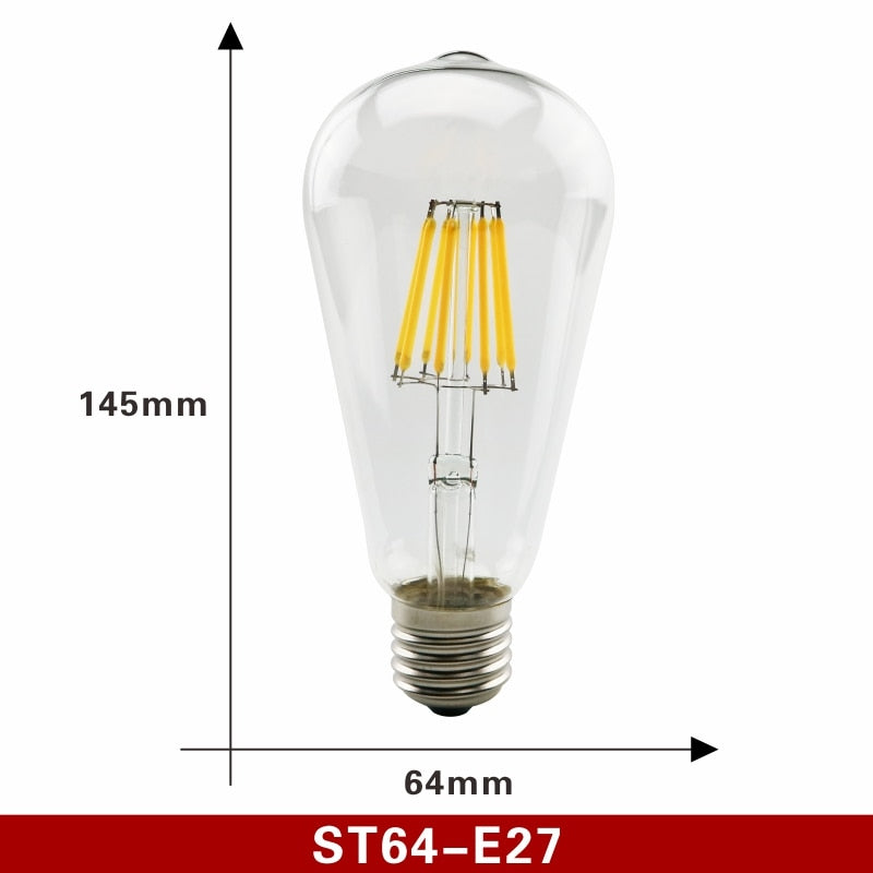 Retro Style Glass Edison LED Filament Bulb