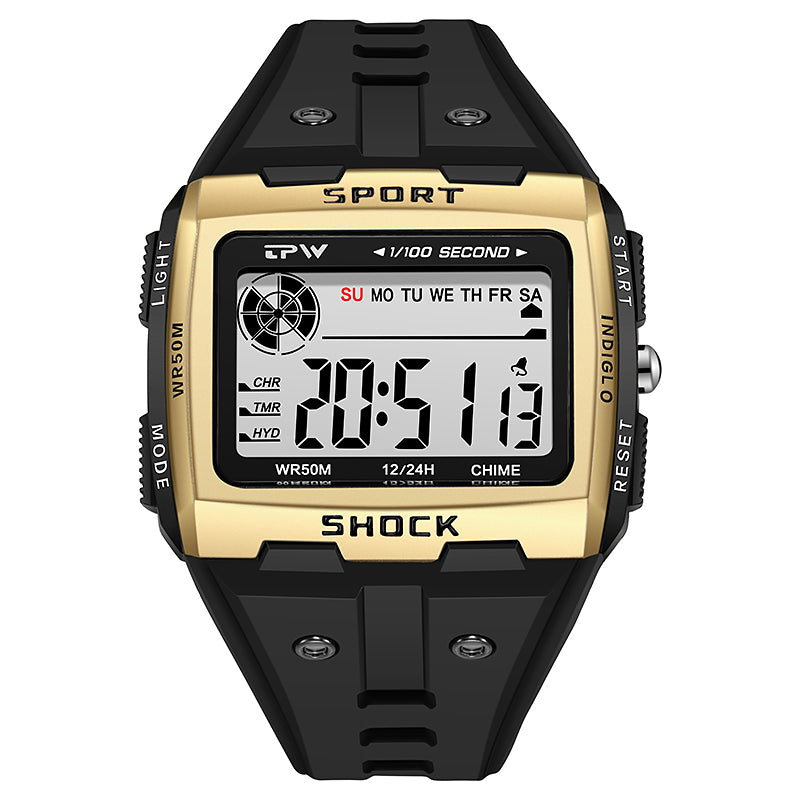 Men's 5ATM Waterproof Sports Watches