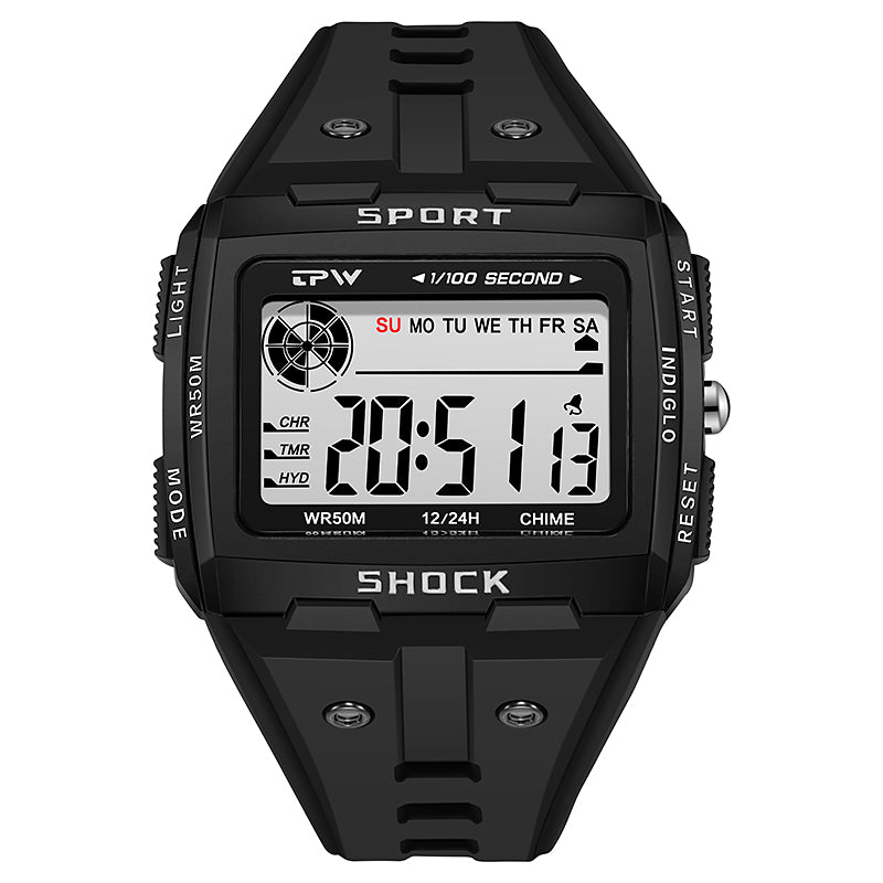 Men's 5ATM Waterproof Sports Watches