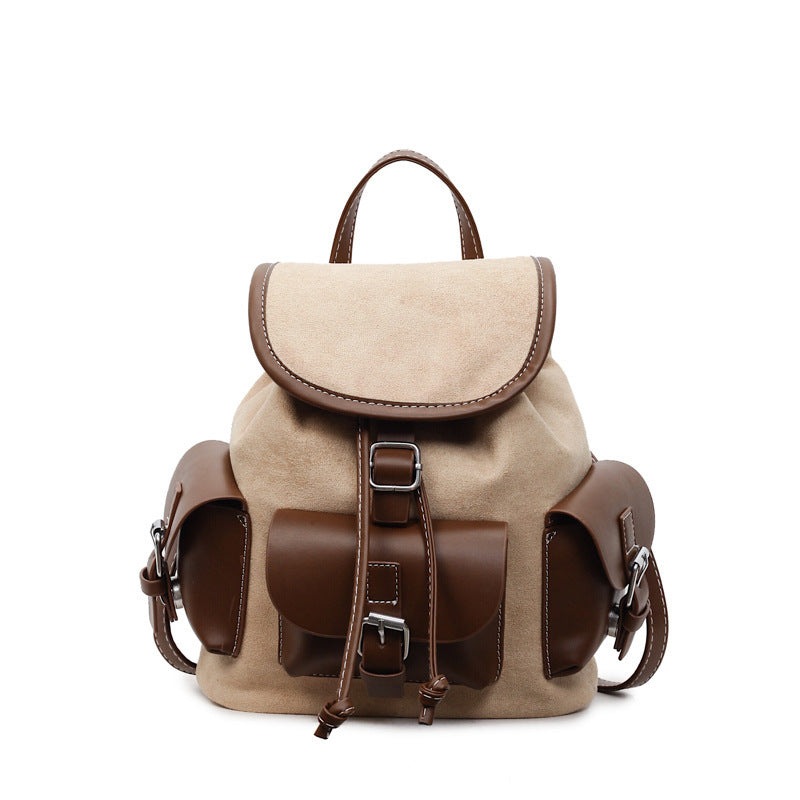 Personality Simple Retro Textured Fashion Women's Backpack