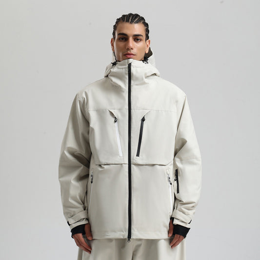 Waterproof Padded Breathable Loose Ski Coat