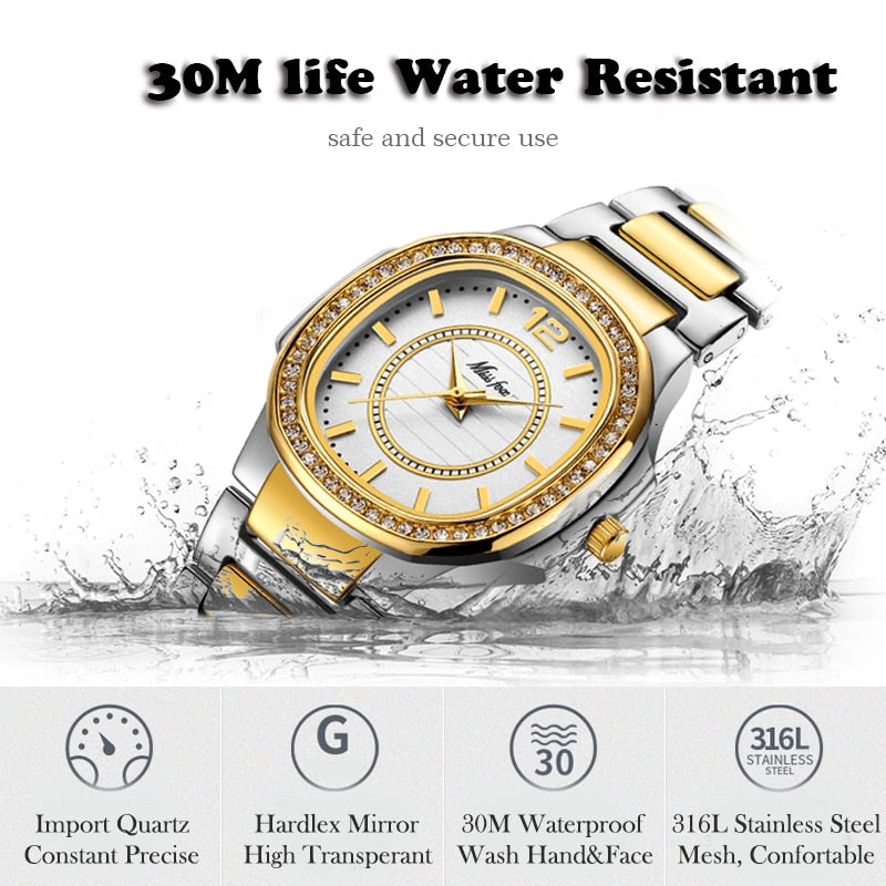 Women's Luxury Crystal Dial Watches