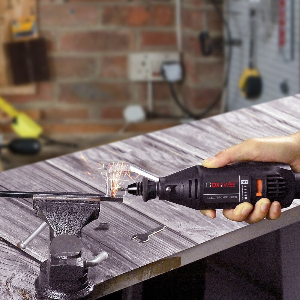 Electric Mini Drill with Universal Chuck Set 180 Pcs