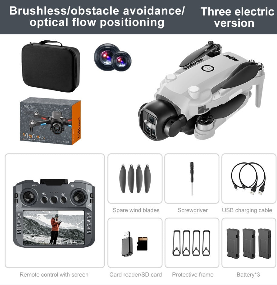 HD Aerial Photography Remote-controlled Unmanned Vehicle With Screen