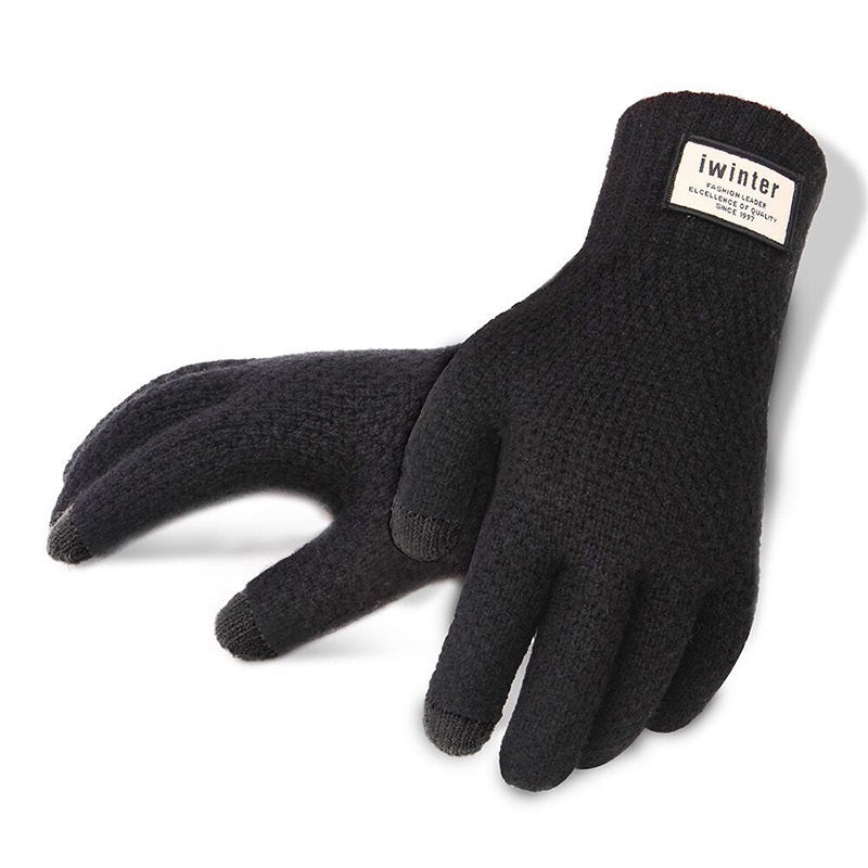 Men's Knitted Touchscreen Gloves