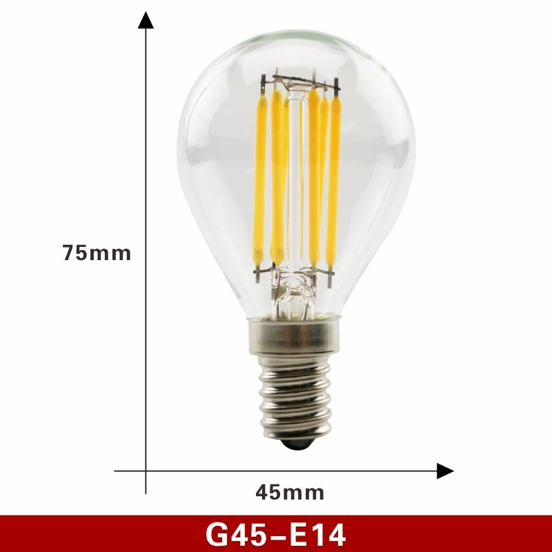 Retro Style Glass Edison LED Filament Bulb