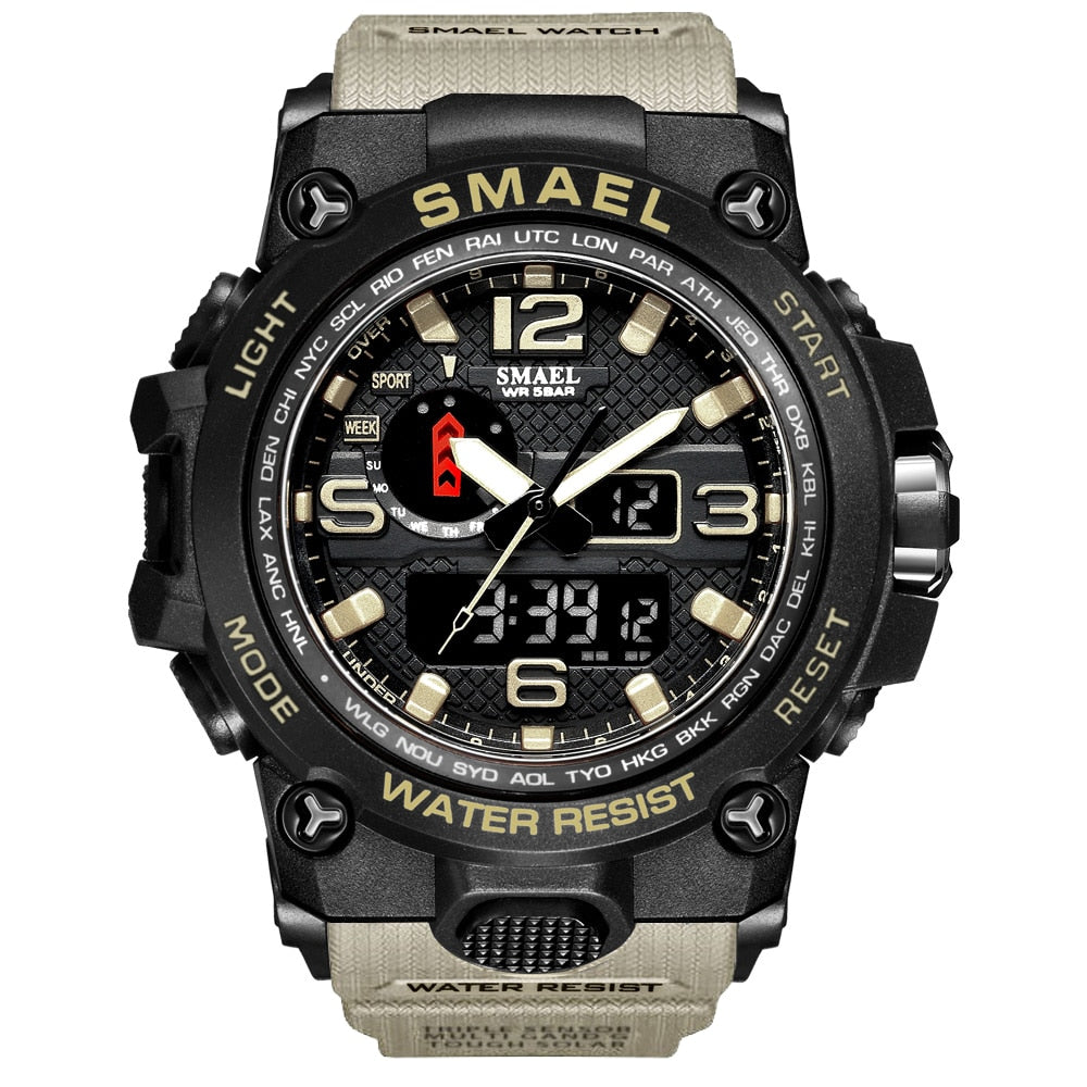 Rugged Sports Watches for Men with Digital and Analogue Display