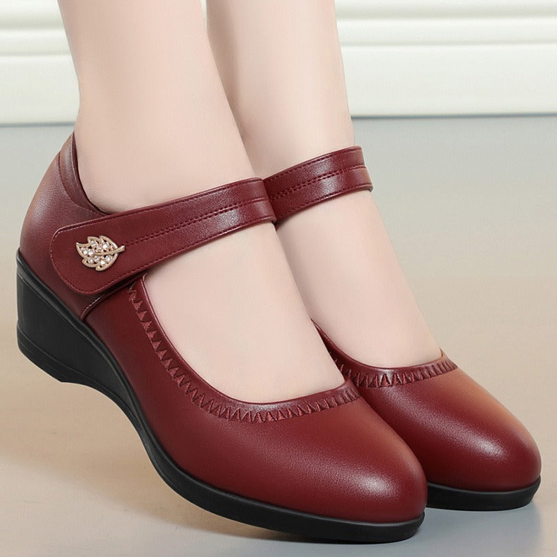 One-strap Women's Magic Stick Shoes Comfortable Wedge Soft Sole Shoes