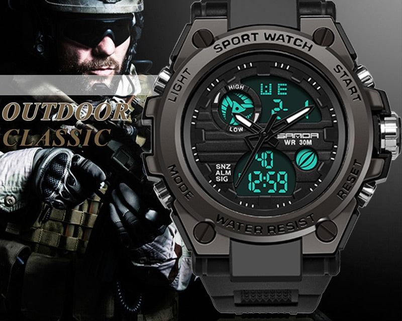 Men's Military Waterproof Watch