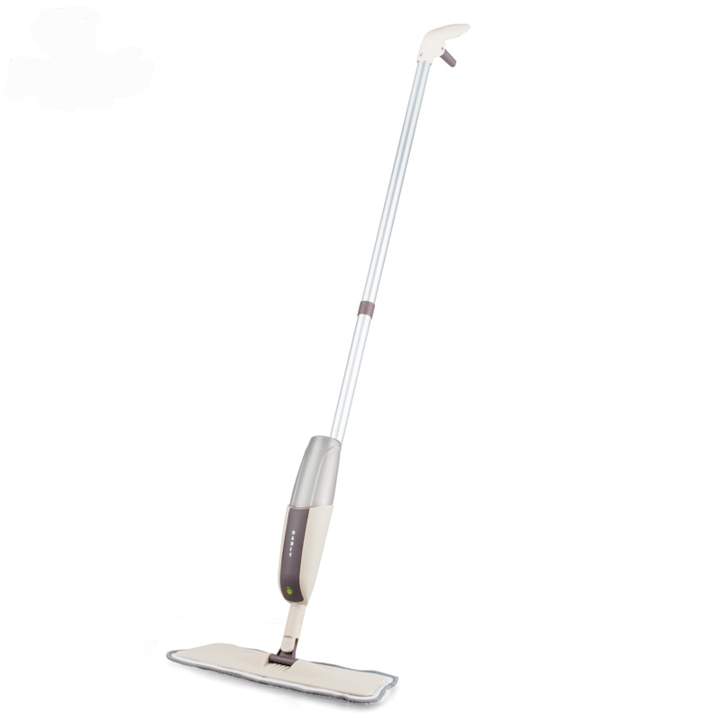 Floor Mop with Reusable Microfiber Pads