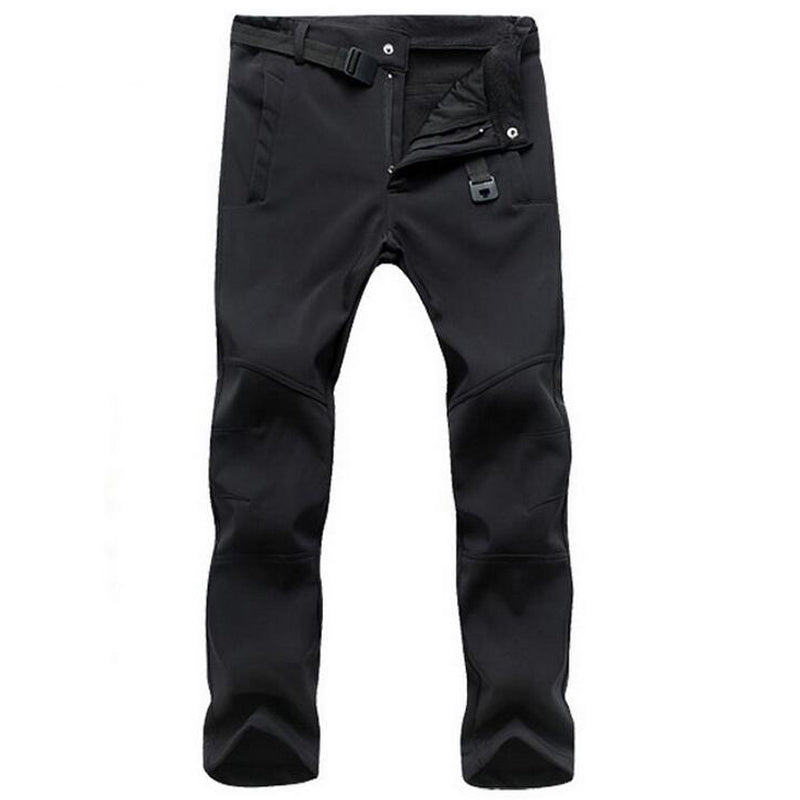 Fashion Winter Stretch Waterproof Fleece Men's Pants