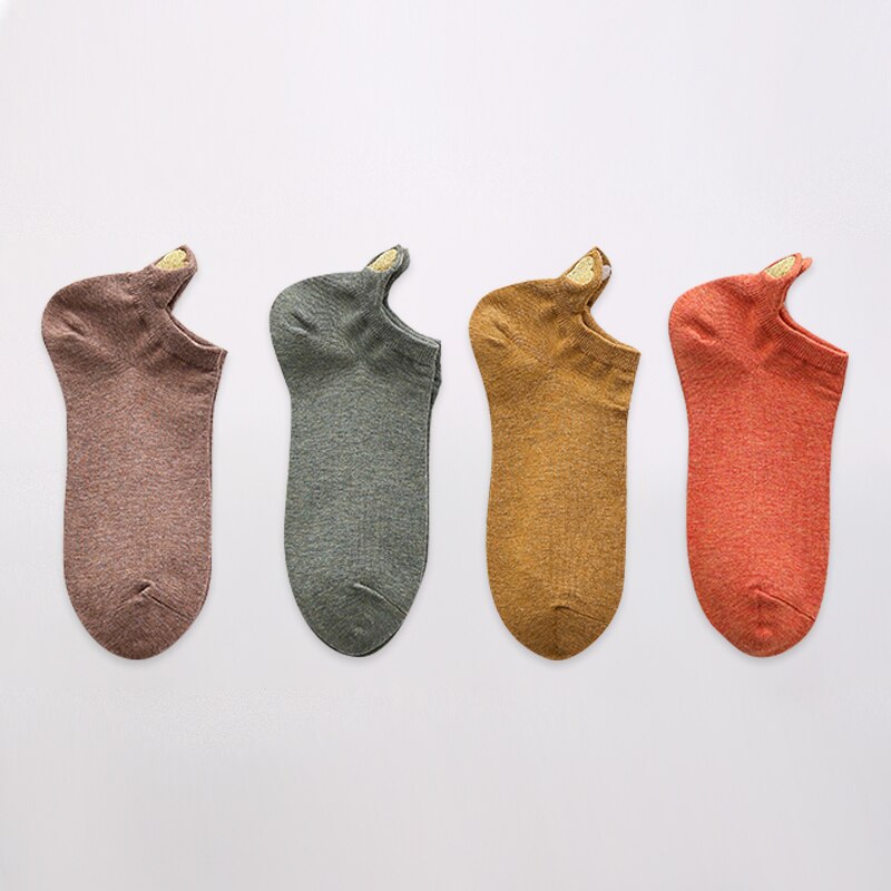 Women's Short Socks 4 Pairs Set