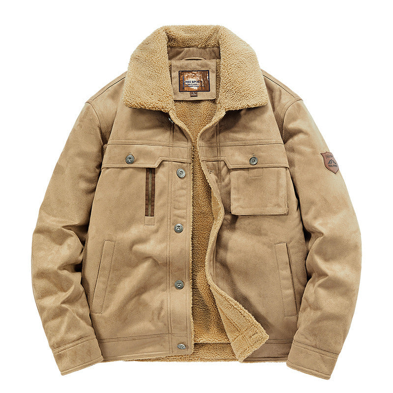 Autumn And Winter New Men's Deerskin Jacket