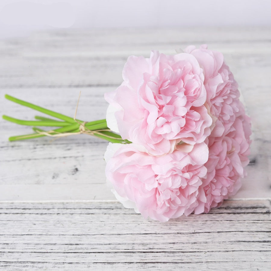 Artificial Peony for Home Decor 5 pcs Set