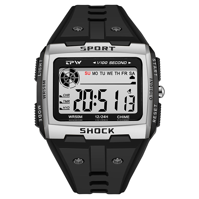 Men's 5ATM Waterproof Sports Watches