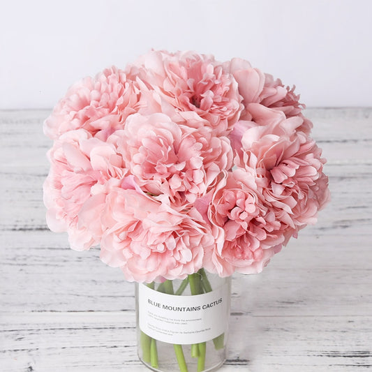 Artificial Peony for Home Decor 5 pcs Set