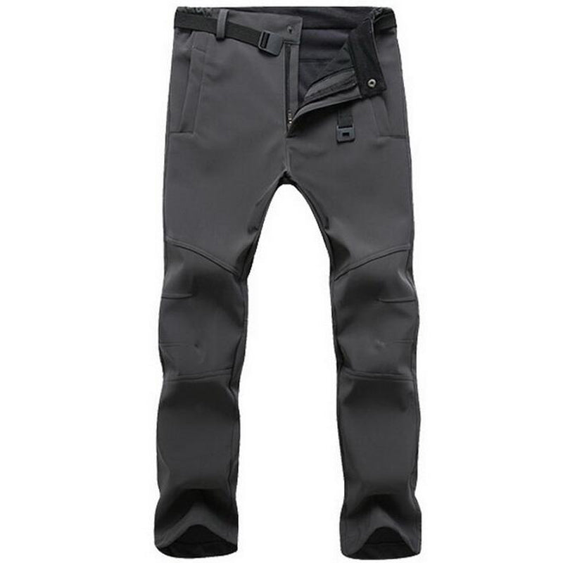 Fashion Winter Stretch Waterproof Fleece Men's Pants