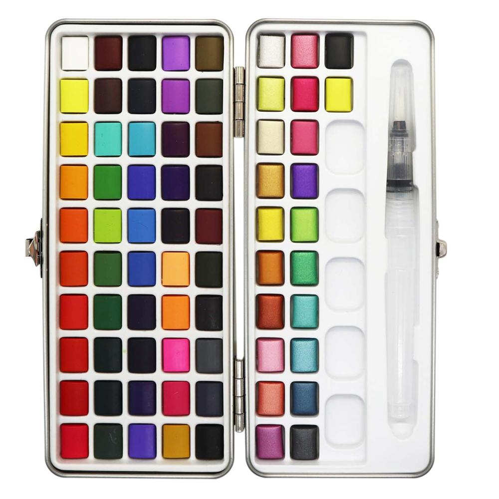 72-90 Color Solid Watercolor Paint